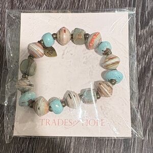 Trades of Hope Turquoise and Earthy Tones Bracelet